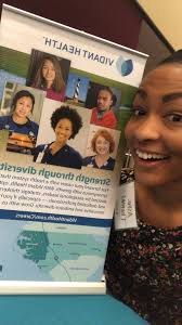 Helen Houston and Asha Thomas at the NC OT Association Conference in  Raleigh, NC