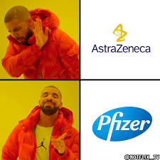 Meme about astrazeneca, moderna, pfizer, vaccine, vaccines, picture related to astrazeneca, comparison, moderna, and vaccines, and belongs to categories appearance, comparisons, health, memes, men, silly, temporary, etc. Pfizer Gang 4 Life Memes