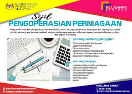7iploma yang berkaitan seperti 7iploma pengajian 'ank. Sijil Pengoperasian Perniagaan