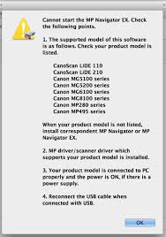 Maybe you would like to learn more about one of these? Canon Mp287 Scanner Driver Cannot Start Apple Community