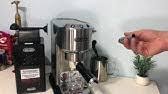 If you are a coffee lover, you will for sure like this particular espresso machine. Delonghi Ec680 Dedica Review Of Espresso Machine Youtube