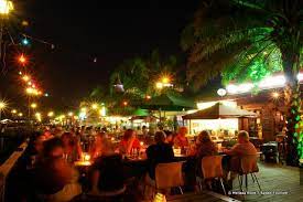 Wifi in public areas is free. The Waterfront Sabah Malaysian Borneo