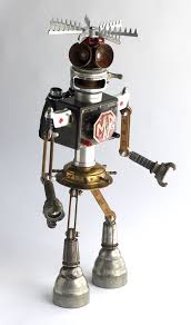 Características más importantes de este robot de cocina de la marca quigg de supermercados aldi. Mg Found Object Robot Assemblage Sculpture By Brian Marshall Robot Art Recycled Robot Metal Robot