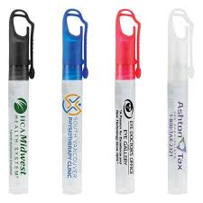 Check spelling or type a new query. Antibacterial Hand Sanitizer Spray Pump Bottle With Carabiner Clip Cap Promotional Items Promotional Products