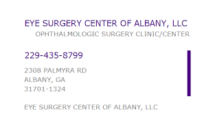 Albany regional eye surgery center: 1194988220 Npi Number Eye Surgery Center Of Albany Llc Albany Ga Npi Registry Medical Coding Library Www Hipaaspace Com C 2021