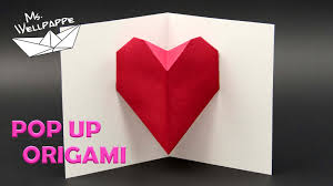 Check spelling or type a new query. Basteln Und Mehr Pop Up Origami Herz Karte Basteln