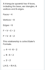 Euler's formula, coined by leonhard euler in the xviiith century, is one of the most famous and beautiful formulas in the mathematical world. Verify The Euler S Formula For Any Three Prisms And Pyramids Brainly In