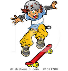 Affordable and search from millions of royalty free images, photos and vectors. Skateboarding Clipart 1371780 Illustration By Clip Art Mascots