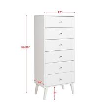 6 drawer white dresser, all drawers working well, slight water damage on top but not noticeable and not peeling, good condition. Pin On Dresser