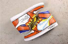 Check out our dragon ball z nike air force 1 selection for the very best in unique or custom, handmade pieces from our shoes shops. Custom Air Jordan 1 Son Goku Dragon Ball Z Air Jordans Custom Air Jordan 1 Air Jordans 1