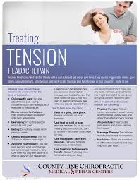 Treating Tension Headache Pain County Line Chiropractic