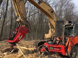 Tired of tree stumps scattered around your yard? Stumpex Auger Stump Grinder Fecon