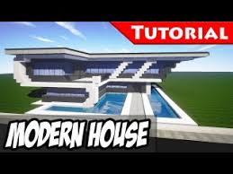 If you want to go way away from the normal, then going the modern route has potential. Minecraft Easy Modern House Mansion Tutorial 6 Download 1 9 How To Make Biqle Video