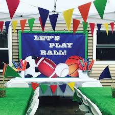 Shop for sports themed decor online at target. Sports Backdrop Rental Sports Themed Birthday Party Sports Theme Birthday Sports Themed Party