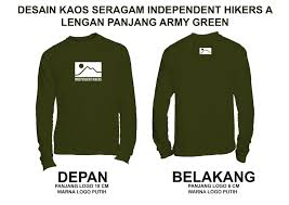 Anda juga bisa mengedit nameset, tulisan, dan warna sesuai dengan kebutuhan anda tentunya hanya di garuda print. Desain Logo Kaos Dan Bendera Standar Independent Hikers