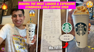 Making The Most Expensive Starbucks Cold Coffee Youtube