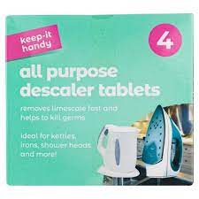 The descaling tablets work really well for descaling your tassimo. Keep It Handy All Purpose Descaler Tablets 4 Pack Tesco Groceries
