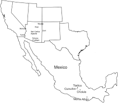 Over goals occurred for 2 times and over corners occurred for 2 times. Map Of The American Southwest And Mexico Showing The General Locations Download Scientific Diagram