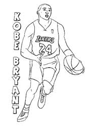 100% free coloring page of kobe bryant. Basketball Kobe Bryant Coloring Pages Coloring And Drawing