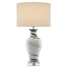 With an enigmatic shape and lustrous finish, the zephyr table lamp is a seductive design. Currey Company Hanni Table Lamp 6000 0316