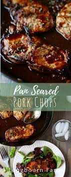 Pan Seared Pork Chops Recipe Pan Seared Pork Chops Seared Pork Chops Pork