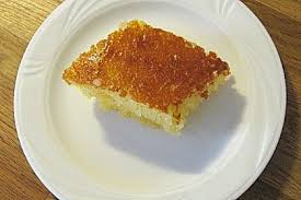 Fddb » kalorientabelle » getreideprodukte » kuchen, torten » revani kuchen, griechischer kuchen, zitronengrie, süßer grießkuchen. Griechischer Kuchen Von Makiella Chefkoch Rezepte Lebensmittel Essen Kuchen Ideen