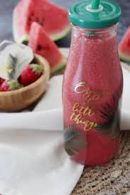 Smoothie Fraise Pasteque Fleur D Oranger