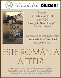 Check spelling or type a new query. Video Lucian Boia Despre Cartea De Ce Este Romania Altfel S A Ajuns La Un Succes La Care Nu MÄƒ Asteptam Ziarul Metropolis Ziarul Metropolis