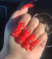 Red gel nails purple acrylic nails aycrlic nails summer acrylic nails swag nails cute red nails red and white nails red sparkle nails short red nails. Pin On Nails Inspiration