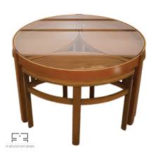 We did not find results for: Model 5614 Shades Teak Glass Top Trinity Nest From Nathan 1960s Set Of 3 Mid Century