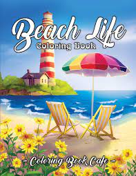 Various themes (50+), artists, difficulty levels. Beach Life Coloring Book An Adult Coloring Book Featuring Fun And Relaxing Beach Vacation Scenes Peaceful Ocean Landscapes And Beautiful Summer Designs Life Series Coloring Books Cafe Coloring Book Amazon De Bucher