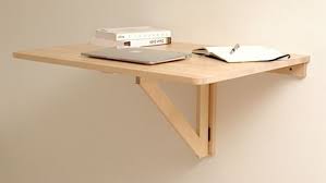 Repurpose A Wall Mounted Folding Table As A Collapsible Standing Desk Diy Standing Desk Wall Mounted Folding Table Fold Down Desk