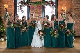 Evergreen Bridesmaid Dresses Emerald Wedding Decor Hunter Green Bridesmaid Dress Green And Burgundy Wedding