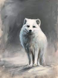 Arctic Fox Painting By American Wildlife Artist Aimee Rolin Hoover Aimeehoover Com Fox Artic Painting Art Fox Painting Animal Paintings Fox Illustration Interesting facts about the arctic fox.