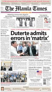 Today's front page | may 29, 2021 read next. Today S Front Page September 28 2016 The Manila Times