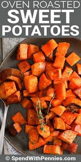 Roasted Sweet Potatoes Are Perfectly Tender Inside Crisp And Caramelized On The In 2020 Roasted Sweet Potatoes Oven Roasted Sweet Potatoes Roasted Sweet Potato Cubes