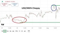 USD/MXN Analysis Today 04/08: Choppy Conditions (chart)