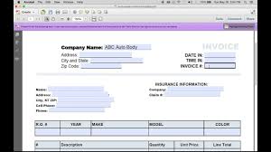 Search for invoice with us. How To Make An Auto Repair Invoice Excel Pdf Word Youtube