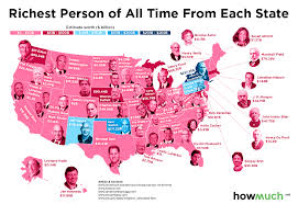 Mapping the Richest People of All Time from Every State