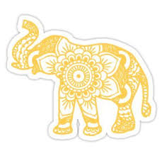 Mandala Elephant Yellow Sticker By Laurauroraa In 2020 Elephant Stickers Cute Stickers Mandala Elephant Tons of awesome elephant wallpapers to download for free. pinterest