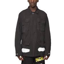 Off White Off White Field Jacket Diagonal Spray Grailed