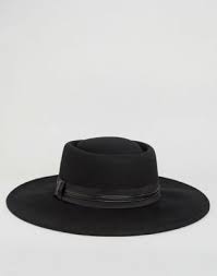 Asos Extra Wide Brim Fedora Hat With Band Wide Brim Fedora Wide Brimmed Hats Hats For Men