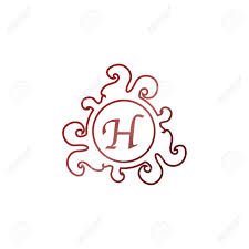600 years before the common era, chinese aristocrats used long, shimmery and bejeweled nail guards as a symbol of wealth and leisure. Letter H Decorative Alphabet Logo Isolated On White Background Elegant Curl Floral Line Art Logo Concept Luxury Initial Abjad Logo Design Template Ruby Color Gradation Royalty Free Cliparts Vectors And Stock
