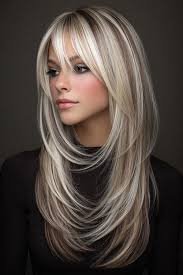 Feathered layers doing the most 🤍 Digging this color and cut. #hairstyles