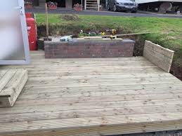 Slide in ramps, 14' flat deck, 2' beaver tail, spare tire mount, wood decking, removable fenders, boxed in, led lights, tires 205/758/r15 radials. Decking On Top Of Pallets 5 Steps With Pictures Instructables