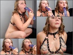 Deepthroat Wife | Big Beautiful Tits Blonde SubMRSbrat Deepthroat Fuck With  Long Rubber Dildo