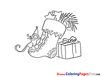 These ornaments are based on the simple jesse tree advent devotional found at this link: Advent Coloring Pages