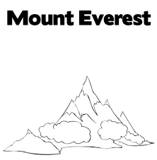 Everest lived on the south pole when she saved jake, who was just about to fall off a snow cliff. Mt Everest Coloring Page Coloring Page Book For Kids