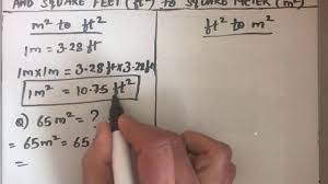 Versions of the square meters to square feet conversion table. How To Convert Square Feet Ft 2 To Square Meter M 2 And Square Meter To Square Feet Youtube