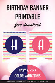 I was going to make only the happy birthday banner, but when i thought of how many other things we could use this stylish design for, i decided to give you the entire alphabet! Birthday Banner Printable Free Download Ideas For The Home